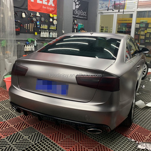 Đối Với Audi A6 Nâng Cấp Lên Bộ Thân Máy RS6 Bộ Khuếch Tán Màu Đen Điều Chỉnh Phía Sau Cho Bình Thường 2016 2017 2018 - Product Image 4