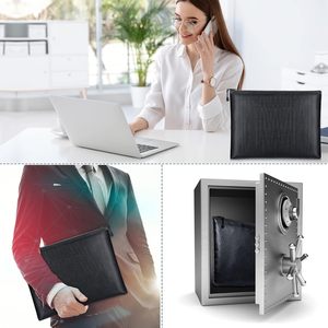 Nuevo organizador de documentos impermeable e ignífugo, carpeta <span class=keywords><strong>para</strong></span> el hogar, oficina, viaje, organizador de archivos importante, <span class=keywords><strong>bolsa</strong></span> de almacenamiento segura - Product Image 5