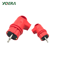 Prise électrique industrielle étanche TPE R015-BS SCHUKO IP54 16A 250V CE/ROHS pour