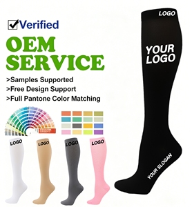 <span class=keywords><strong>Calcetines</strong></span> de Compresión para Hombre y Mujer, Medias de Compresión Graduada hasta la Rodilla, Soporte para la Circulación, Recuperación, Viajes, Logotipo Personalizado OEM - Product Image 1