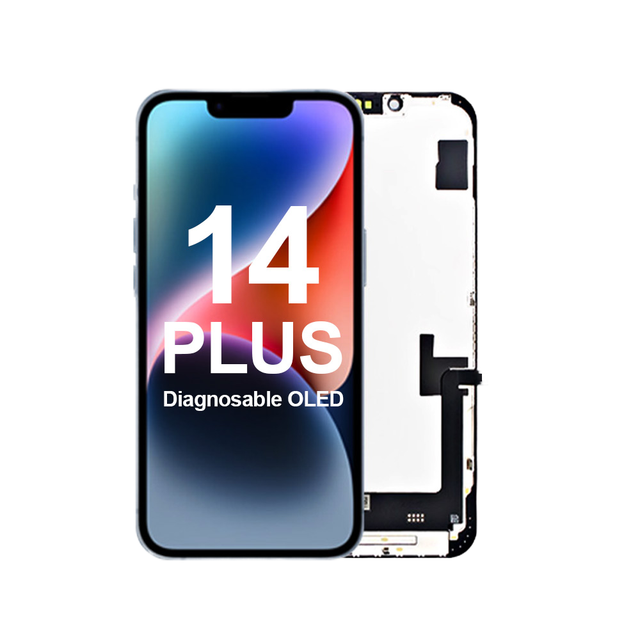 Original OLED Soft Diagnosable 6.7" Display Touch Screen Replacement with 1 Year Warranty for 14 Plus by FaRuiX
