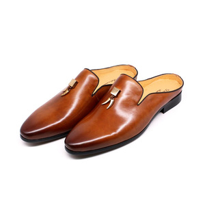 Chaussures en cuir pour hommes Baotou, style pendentif tendance, best-sellers transfrontaliers, en cuir de vachette, grandes tailles 38-47 - Product Image 6