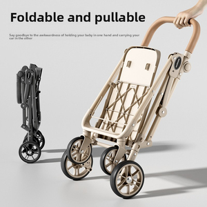 Cochecito de Bebé Ultraligero Plegable Multifuncional, Sistema de Viaje para Sentarse y Recostarse, para Bebés y Niños Pequeños - Product Image 5