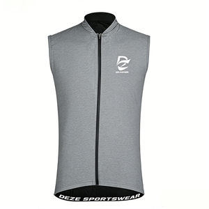 Chaleco de Ciclismo sin Mangas Personalizado de Alta Calidad, Sublimado, Unisex, Colorido, de Secado Rápido, Ligero, Transpirable y Resistente al Viento, con Bolsillos - Product Image 1