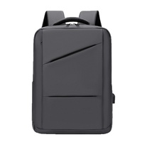 Sac à dos professionnel transfrontalier élégant et tendance pour étudiant, sacoche pour ordinateur portable haut de gamme, léger, imperméable, unisexe, grand format, avec port USB