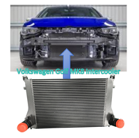ODM/OEM Leistungssteigernder Ladeluftkühler MK8 G TI GEN3 .8T A3 8Y 8V 2.0T Kühlerkern-Herstellung für VW Golf 2020+ Fahrzeuge