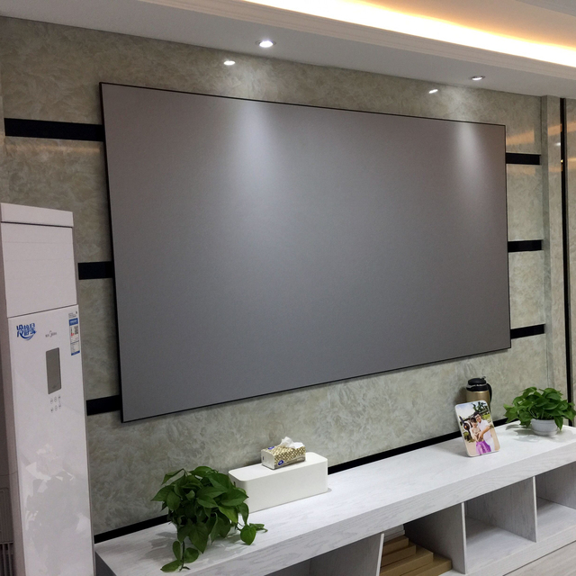 100inch 4k Home Theater PET Crystal Ultra Short Throw ALR Screen Ambient Light Rejecting Fengmi 4k Laser Projector Portable