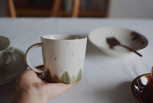 Wholesale <b>Cheap</b> Price Cartoon Pattern Eco-friendly Stoneware Ceramic Mug Rainy Day Themed Tea & Coffee Cup - Product Image 2
