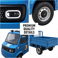 Camion de fret électrique pour véhicules à énergie nouvelle, mini-pick-up robuste avec cabine fermée et batterie haute capacité