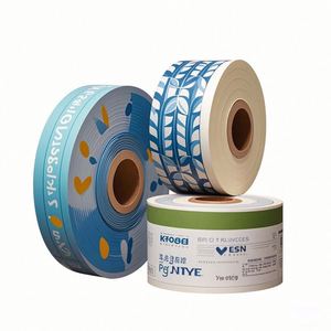 Rollo de película de embalaje automático con logotipo personalizado, rollo de película laminada de papel de aluminio termosellado para aperitivos/galletas/dulces - Product Image 5