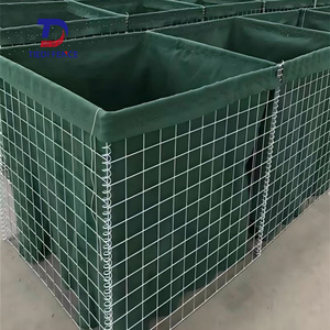 Sac de sable en géotextile pliable avec doublure non tissée, panier <span class=keywords><strong>gabion</strong></span> en <span class=keywords><strong>pierre</strong></span> soudée, barrière <span class=keywords><strong>pour</strong></span> l'érosion du sol - Product Image 2