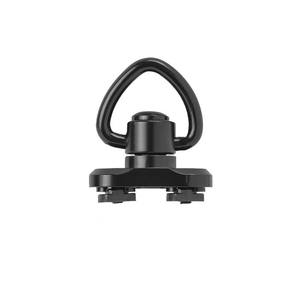 Sangle d'épaule pivotante classique en métal noir en forme de cœur à dégagement rapide de 1 pouce pour la chasse tactique et la sécurité - Product Image 1