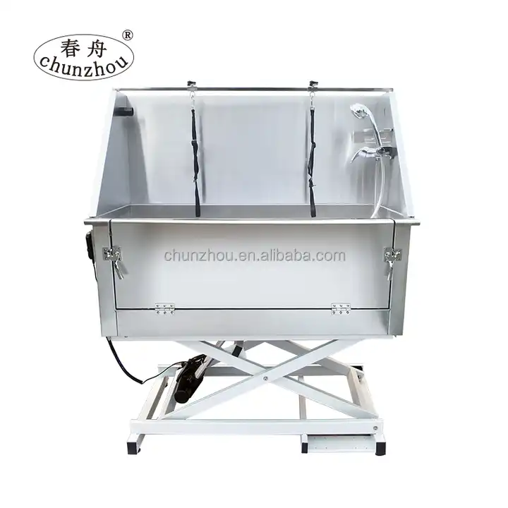 professionale in acciaio inox vasca per cani/cane toelettatura  stazione/profonda vasca in acciaio per h-105e salone