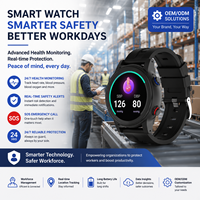 Reloj Inteligente 4G con GPS para Personas Mayores, Llamada de Emergencia SOS, Detección de Caídas, Monitor de Salud, Resistente al Agua IP67