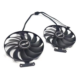 NOUVEAU Ventilateur GPU 95MM 5PIN CF1010U12S Dual RX <span class=keywords><strong>6600</strong></span> 6600XT pour <span class=keywords><strong>ASUS</strong></span> Radeon Dual RX <span class=keywords><strong>6600</strong></span> 6600XT 6700XT Ventilateur de refroidissement pour carte graphique - Product Image 4