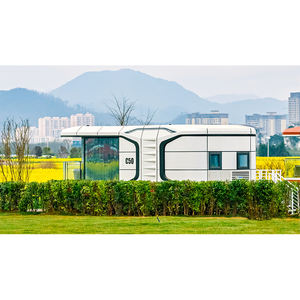 Structure en acier préfabriqué Conteneur vivant étanche Famille hôte Petite <span class=keywords><strong>chambre</strong></span> de capsule spatiale mobile de luxe - Product Image 1