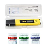 Mini pH-mètre portable haute précision 0,05 pH, stylo testeur de pH pour l'eau avec plage de 0-14 pH, en plastique, prise en charge de la personnalisation ODM