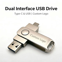 Clé USB de sauvegarde photo en métal DC pour Android 8 Go 16 Go 32 Go 64 Go 128 Go avec connexion directe pour téléphones Android