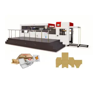 ZHMY 1650mm Automatic Feeding Creasing and Die Cutting Machine Auto Flat Table Die Cutting and Creasing Machine