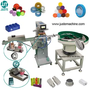 Custom Large Pad Printer Big Tampon Aluminium Pad Printing Machine With Vibrating Bowl Feeder For Balloons Watch Dial Paper Bag