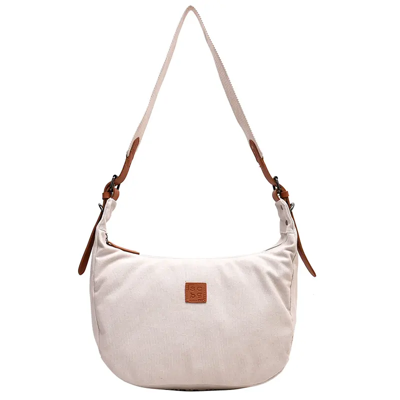 Nieuwe Mode Lente Canvas Unisex Sling Bag Dames Crossbody Schoudertas