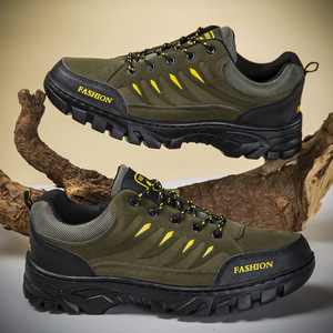 Nouvelles chaussures <span class=keywords><strong>de</strong></span> randonnée pour hommes, chaussures décontractées à bout rond et semelle plate, tendance, chaudes, confortables, résistantes au froid, avec empeigne et semelle extérieure en PU - Product Image 3