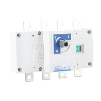 Interrupteur d'isolement de charge à courant élevé 4P, triphasé, quatre fils, AC 380V, isolateur à borne verrouillable