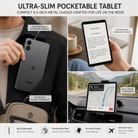 Untuk IPLAY 70 Mini Pro 8.4" 90Hz 4G Tablet yang Dapat Menjadi Ponsel Android 12 1920x1280 FHD+ MediaTek Octa-Core 4G LTE Sim yang Tangguh