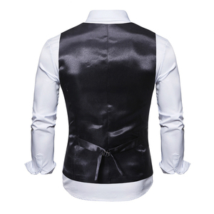 Hommes de Jacquard Boutique <span class=keywords><strong>Gilet</strong></span> <span class=keywords><strong>Double</strong></span> <span class=keywords><strong>Boutonnage</strong></span> Fête de Soirée <span class=keywords><strong>Gilet</strong></span> - Product Image 6