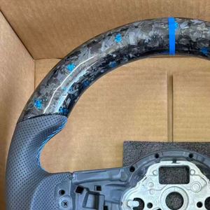 Volant en fibre de carbone pour VW Volkswagen <span class=keywords><strong>Golf</strong></span> <span class=keywords><strong>6</strong></span> 7 7.5 MK6 MK7 <span class=keywords><strong>GTI</strong></span> GTD GTE R Tiguan Passat <span class=keywords><strong>DSG</strong></span> CC - Product Image 5