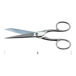 METRICA-CISEAUX DE COUPE EAN 69594-CISEAUX DE TRAVAIL PLAQUÉ NICKEL 8001066695942 - Product Image 1