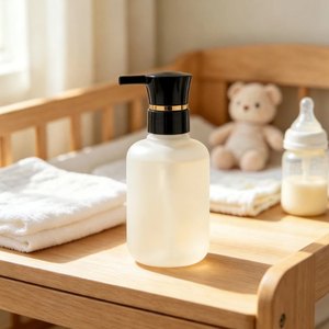 Pompe à lotion noire 33/410 4ml avec anneau doré, pompe distributrice en plastique pour flacon de shampoing, lotion, savon liquide, pompe de remplacement - Product Image 3