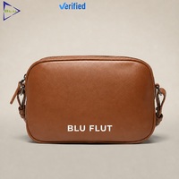 Sac bandoulière en cuir pleine fleur BLU personnalisé pour homme – Sac messager OEM/ODM sur mesure pour homme