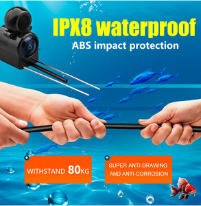 Détecteur de poissons HD de 4,3 pouces avec écran d'affichage visuel et caméra de pêche sous-marine infrarouge avec câble de 20 mètres - Product Image 3