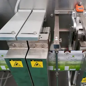 KEFAI Automatic Flat Bag Horizontal Zipper 4 Sides Seal Packing Machine