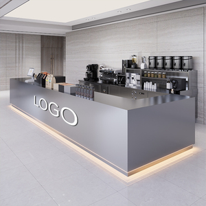 Konter <span class=keywords><strong>Bar</strong></span> kopi Kustom Pabrik & peralatan dapur komersial solusi penuh untuk proyek Hotel restoran toko teh susu <span class=keywords><strong>bar</strong></span> - Product Image 4