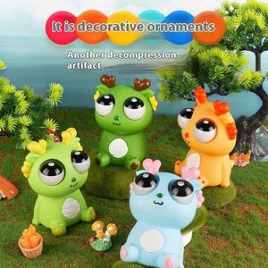 Juguetes de silicona de Año Nuevo Chino del Dragón, de gran venta, con ojos saltarines, explosiones de dos cuchillos, juguetes de descompresión con sonido, juguetes antiestrés divertidos - Product Image 5