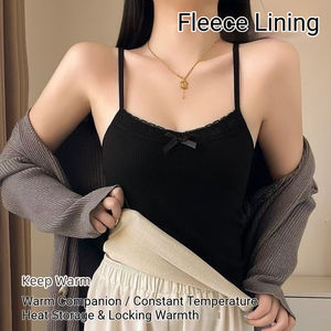 Chaleco Acolchado de Invierno para Mujer, Forrado de Lana Tejida, Grueso y Cálido, Resistente al Frío, Estilo Vintage, Corte Ajustado, Cuello en V, Color Sólido - Product Image 6