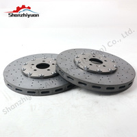 Kit d'étriers de frein Disque de frein en céramique carbone 330 mm 400 mm pour Porsche TAYCAN (Y1A) Taycan Turbo 4S Boxster CARRERA GT Cayman