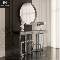 Vente en gros de table console design antique unique en métal poli fait main meubles de salon classiques table console