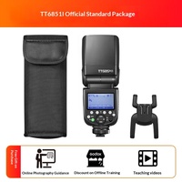 Flash Godox TT685II de deuxième génération pour appareils photo reflex numériques - TTL, synchronisation haute vitesse, éclairage portable pour l'extérieur et la nuit