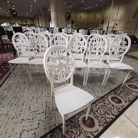 Chaise de mariage empilable, chaise en plastique durable, chaise moderne pour hôtel et événements