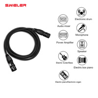 Câble XLR professionnel OEM 3 broches mâle-femelle, blindé OFC, pour microphone, mixeur audio, DMX