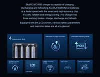 Chargeur rapide SkyRC NC1600 pour batteries NiMH NiCd, accessoires de drones, vente chaude