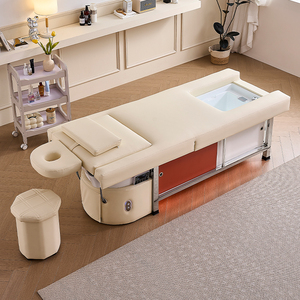 Modern Salon Back Lift Reclining Hair Washing Pedicure Massage Washing Shampoo Head Spa Bed - Product Image 2