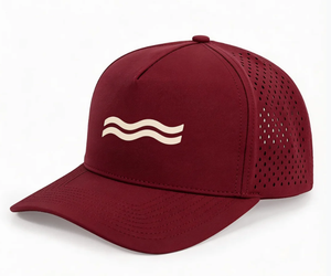 Gorras de Béisbol Personalizadas Tipo Trucker, Snapback, de 5 Paneles, con Visera Curva, Corte Láser, Perforadas, Malla Impermeable, Relieve, Estilo Melin - Product Image 1