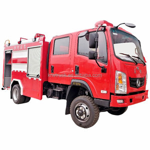 Nouveau <span class=keywords><strong>camion</strong></span> <span class=keywords><strong>de</strong></span> pompiers <span class=keywords><strong>de</strong></span> secours d'urgence DongFeng 4x2 8m3 avec grue montée <span class=keywords><strong>de</strong></span> 5T, prix usine Diesel - Product Image 1