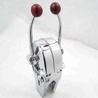 Poignée de commande de moteur à double levier GJ1107M, style japonais, câble en acier au carbone zingué, fixation à 4 trous
