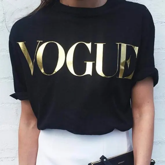 New fashion design short sleeve ladies popular plus size tops women t shirt