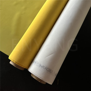Chất lượng cao tự làm màn hình màu vàng in lụa màn hình khởi động Kit 110 lưới đồng bằng dệt <span class=keywords><strong>Polyester</strong></span> - Product Image 4